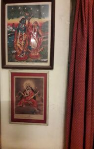 Bengal Prints at the wall of my home.