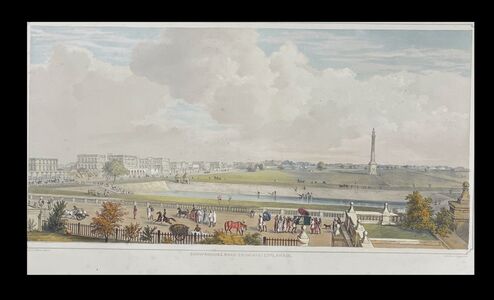 Chowrihgee Road from Esplanade. Charles D'Oley. London, 1848.