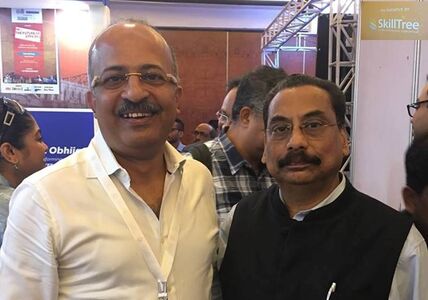 Cecil Antony. A formidable man with a large dream on education. He is the Chief Mentor of NSHM Institutes. April 2017.