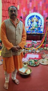 Kundu Bari. Durga Puja at the home of Suchandra & Joydip Kundu. October 2021.