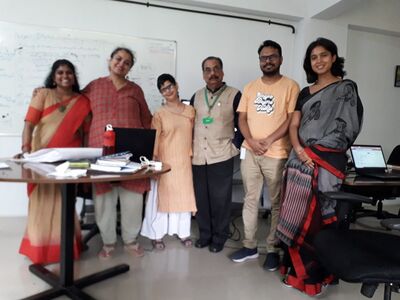 Enable India. Members with Vision disability. Learning skill development to improve Communication ability. May 2023.