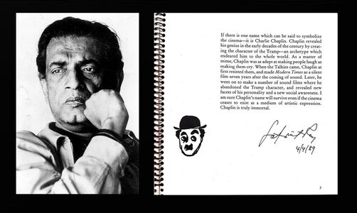 Charlie Chaplin Centenary Exhibition. Foreword by Satyajit Ray.