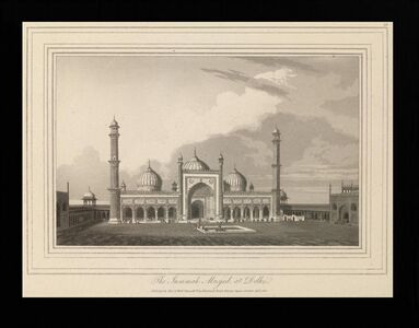 The Jumma Masjid Delhi | by Thomas & William Daniell