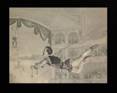 Kalman Kohary, the Hungarian trapeze artist