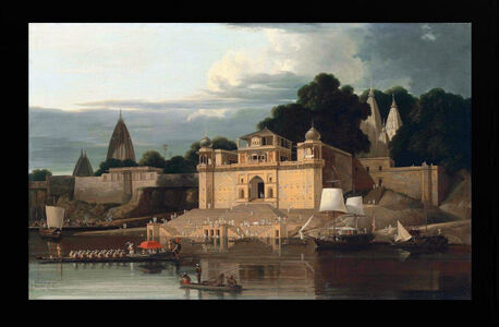 Shivala Ghat Beneras. Thomas William Daniell