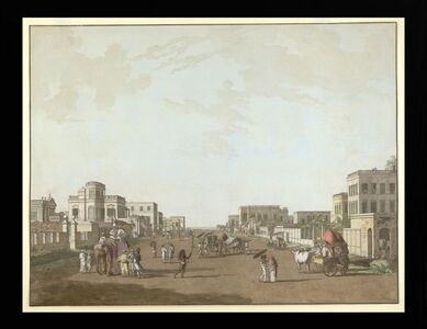 Old Court House and Street. | Thomas Daniell, 1788