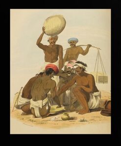 Daily Labourer gaving meal | Charles Gold | 1791-98