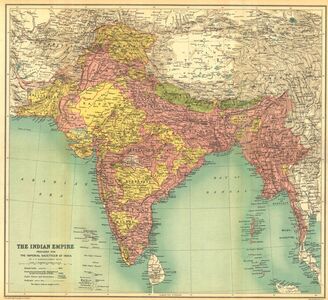 Census Map-The Imperial Gazateer of India