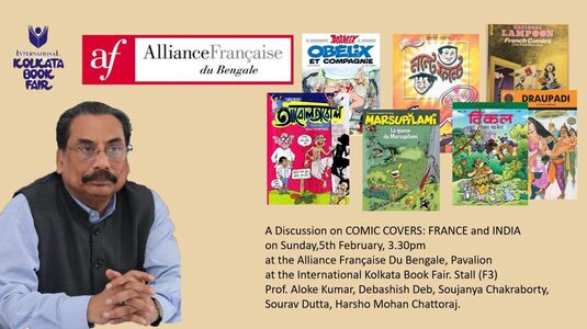 Bande dessinée. A Discussion on COMIC & COMIC COVERS: FRANCE and INDIA  | Title Sheet to the Presentation of the Paper in the Discussion
