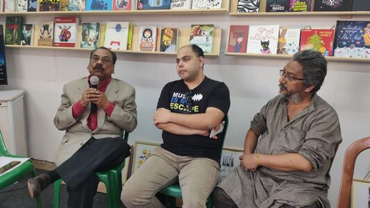 Bande dessinée. A Discussion on COMIC & COMIC COVERS: FRANCE and INDIA | Taking questions from the audience